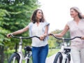 Women on bicycle